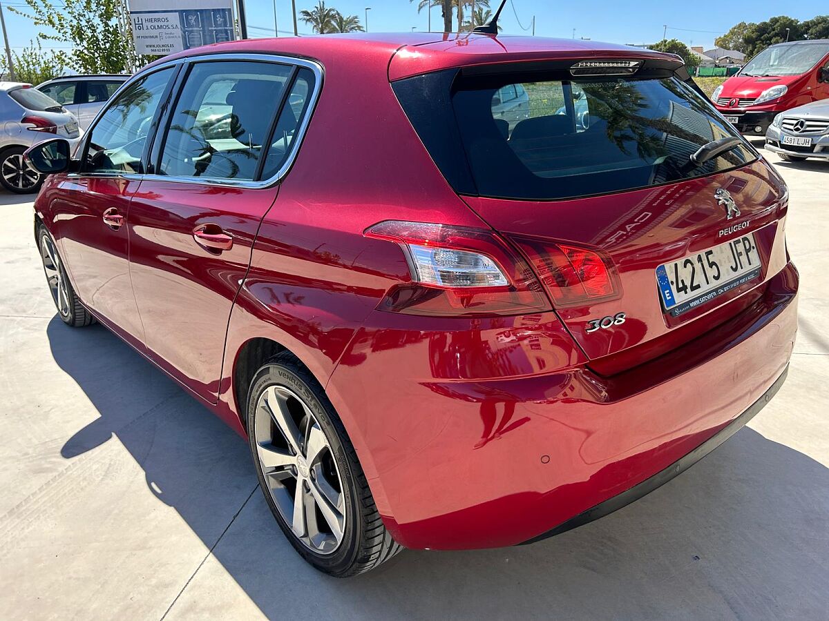 PEUGEOT 308 ALLURE 1.2 E-THP AUTO SPANISH LHD IN SPAIN 78000 MILES SUPERB 2015